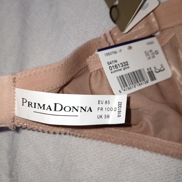 NWT Sz.38D Womens Proma Donna Satin Convertible Bra - Picture 9 of 9